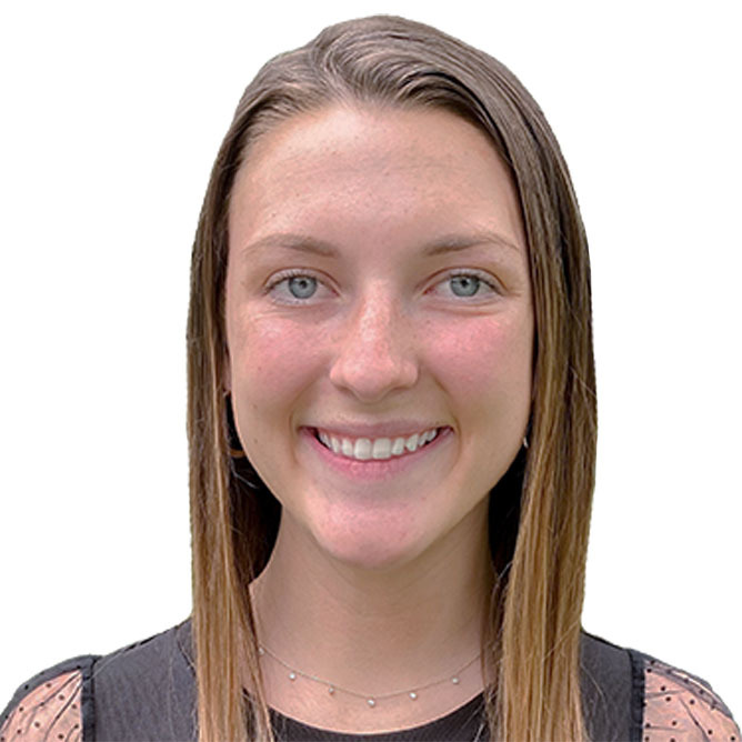 Jenna Spanswick on white background