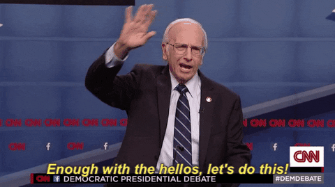 bernie sanders hellos